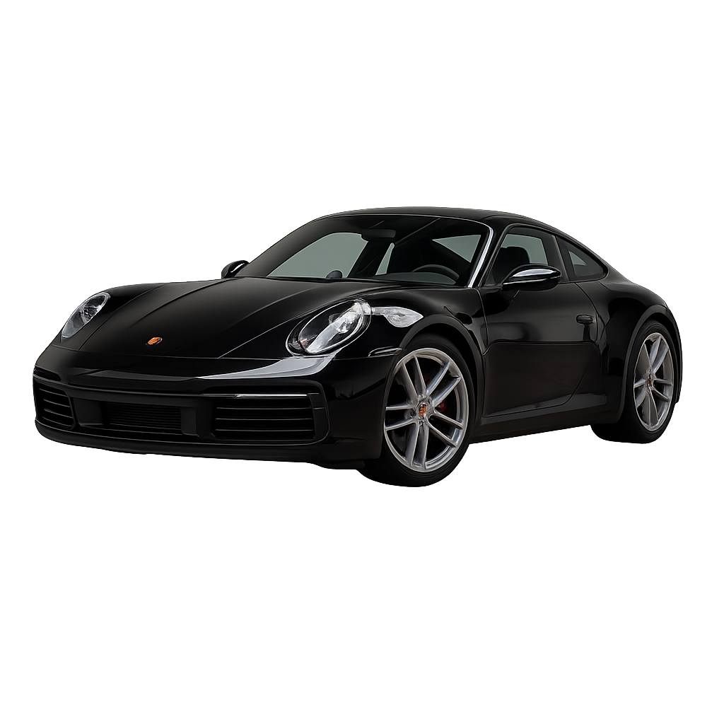 Porsche 911 polido e brilhante